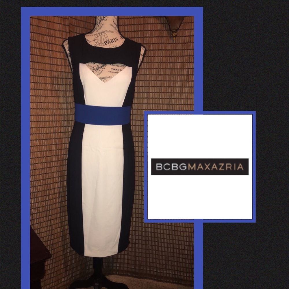💙BCBGMAXAZRIA ANTONELLA BLOCK DRESS